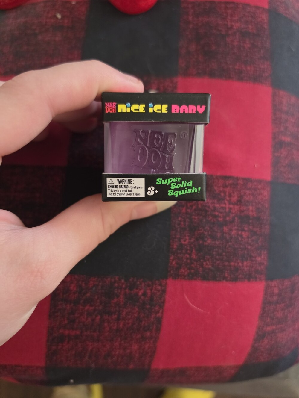 Nee Doh Nice Ice Baby Purple MINI CUBE
